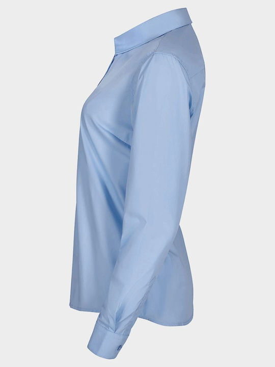Velilla Hellblau Damen Langärmeliges Hemd