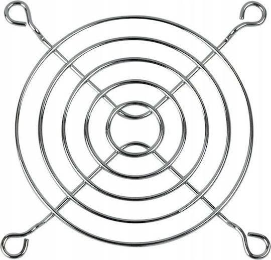 Arctic Fan Grill Compatible 40mm Fans Chrome Steel Silver Color