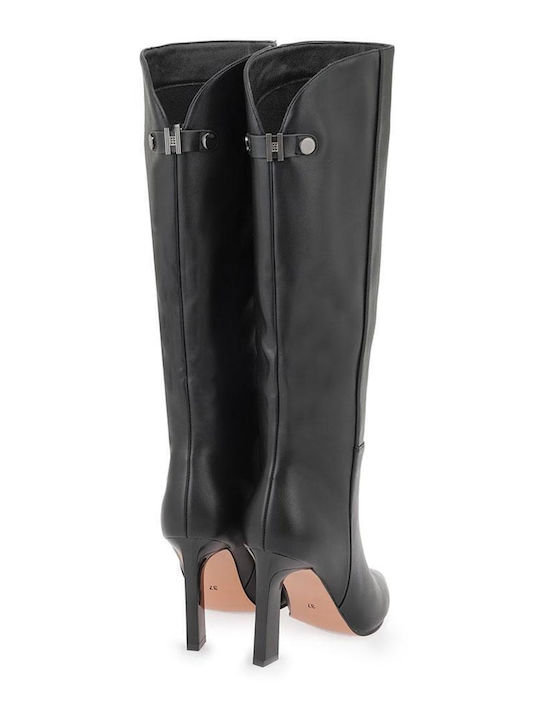 Damenstiefel mit Hohem Absatz Schwarz