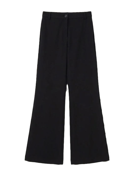 C.manolo Women Pants Women's Pantaloons in Straight Leg Black