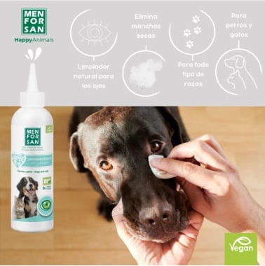 Menforsan Soluție Naturală Pentru Curățarea Ochilor Câini Pisici 125 Ml