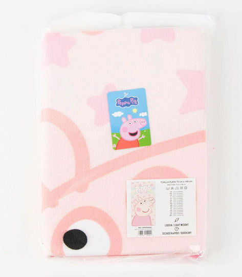 Cerda Детска Плажна Кърпа Peppa Pig 70x140 См За 3+ Години