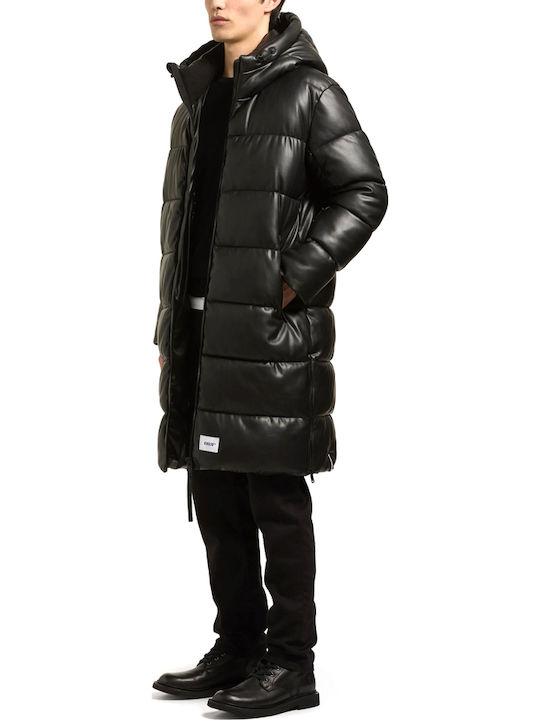 Geacă de iarnă Puffer Waterproof Negru