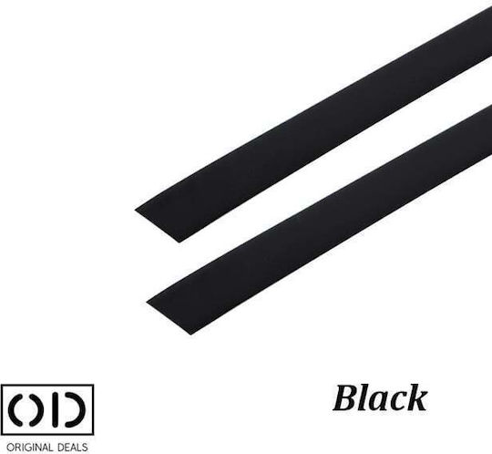 Bandă Adezivă Decorativă Pentru Pereți Mobilier Oțel Inoxidabil Nikelat Rezistentă La Apă Și Intemperii Interior Exterior 5 M X 1 Cm Grosime 0.4 Mm Crom Negru Original Deals