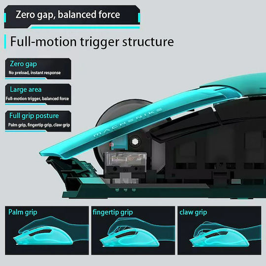 M7 Pro Mouse de Gaming Wireless RGB Albastru