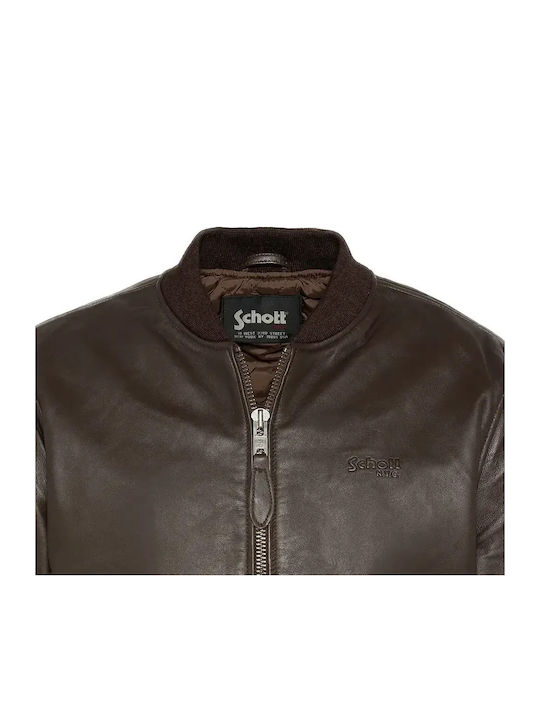 Herren Bomber Braune Jacke