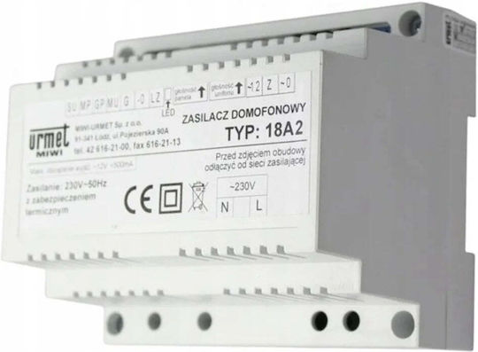 Breve Breve DIN-Schienen-Stromversorgung mit Ausgang 230V