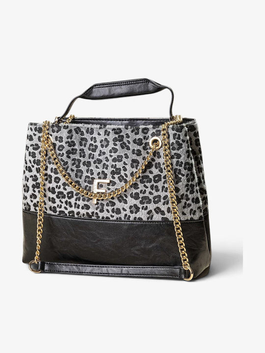 Damenhandtasche / Schultertasche Dunkelbraun