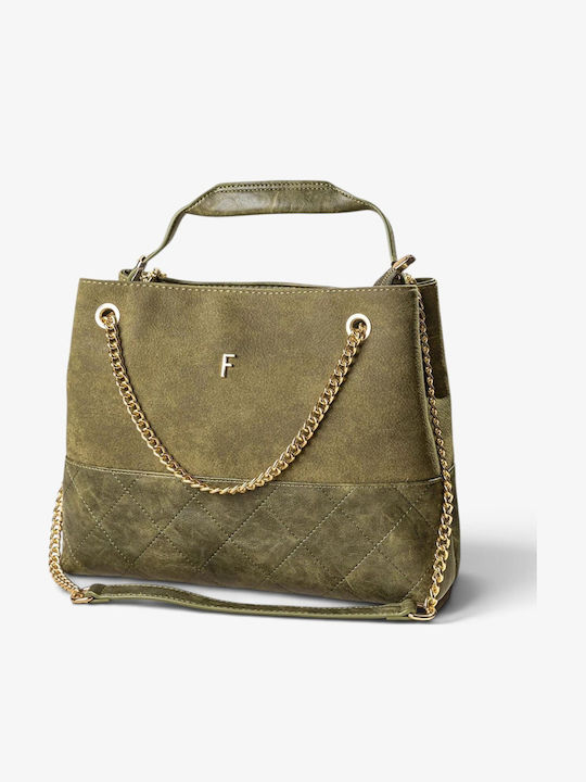 Damenhandtasche / Schultertasche / Crossbody-Tasche Olive