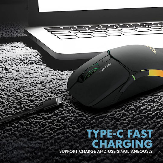 Armaggeddon Mirage-vi Mouse de Gaming Wireless RGB 10000 DPI Alb