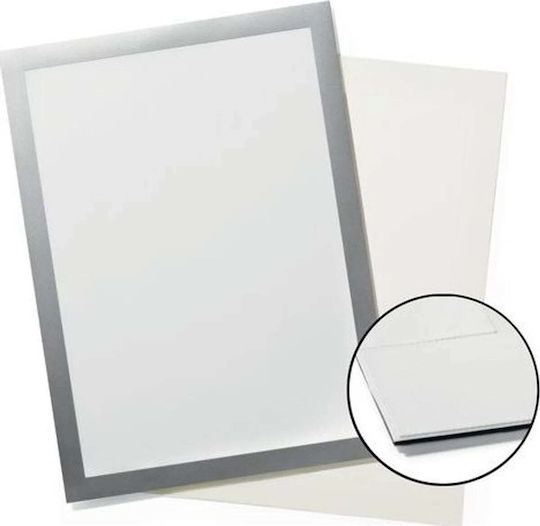 Set de 2 rame autoadezive magnetice dublu față Duraframe durabile A4 negre