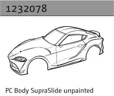Lexan Body Absima Supraslide 1/10 Nevopsit 1232078