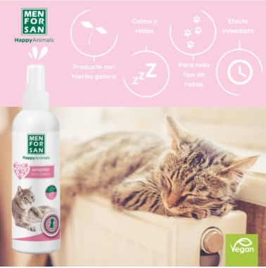 Menforsan Spray Antistres pentru Mediul Pisicilor Catnip 125 Ml
