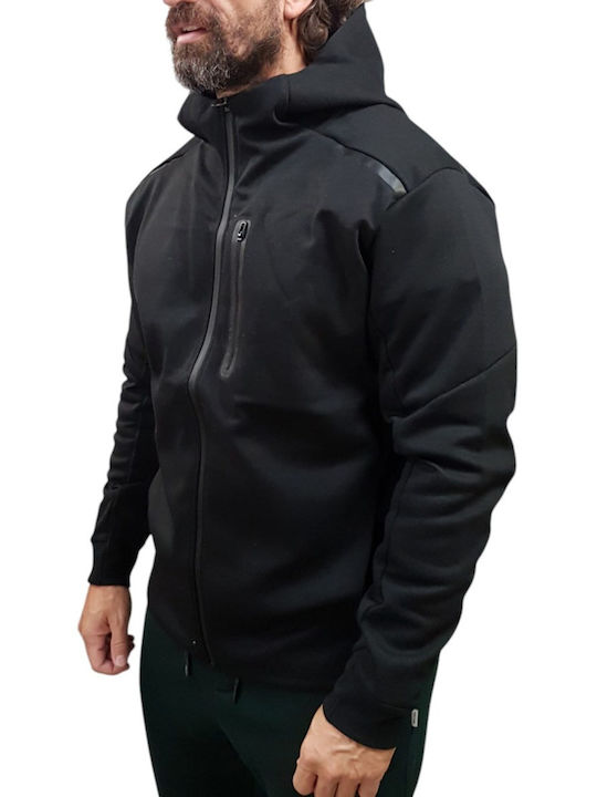 Jack & Jones Яке с Качулка Black
