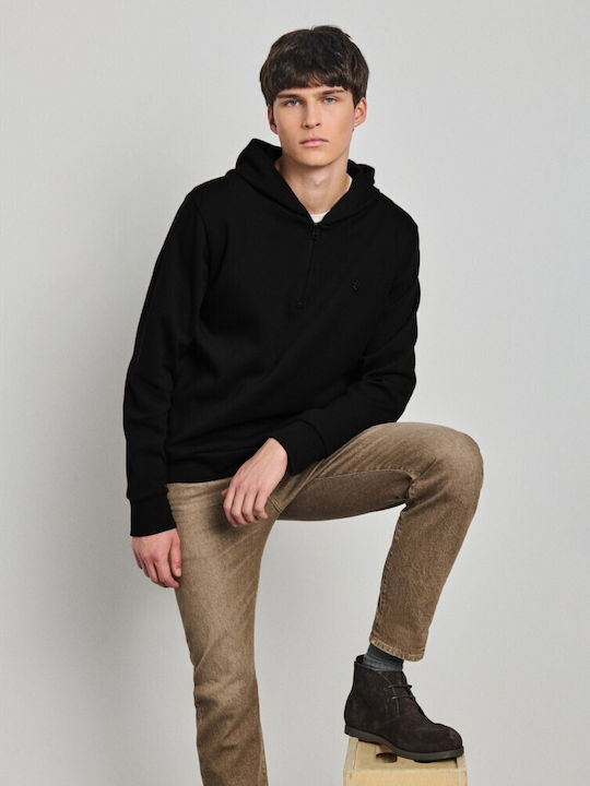 Sweatshirt Mit Kapuze Schwarz 64-108.056.N0090