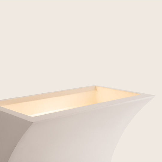Zambelis Lights Luna Lampă de Perete cu Soclu G9 Albă 20x18x18 cm