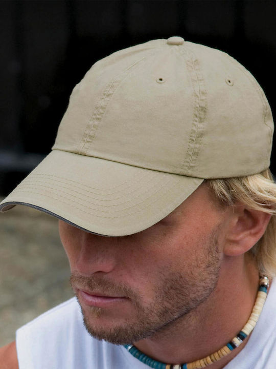 Jocheu Fine Cotton Twill Cap 6 Panouri Rc054x Result Olive Stone