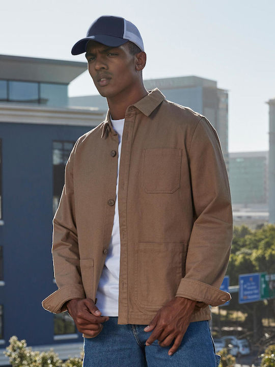 Șapcă Urbanwear Trucker Cu Reglare A Mărimii Snapback B646 Beechfield Albastru Marin Alb
