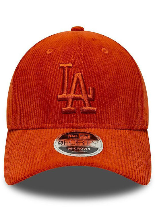 New Era 9forty La Dodgers Kappen M-Krone Kord Orange Orange