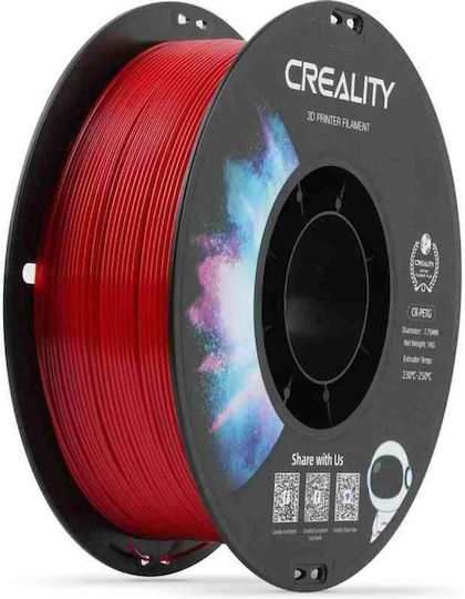 Creality3D PETG 3D Printer Filament 3.0mm Red 1kg 1pcs Refill