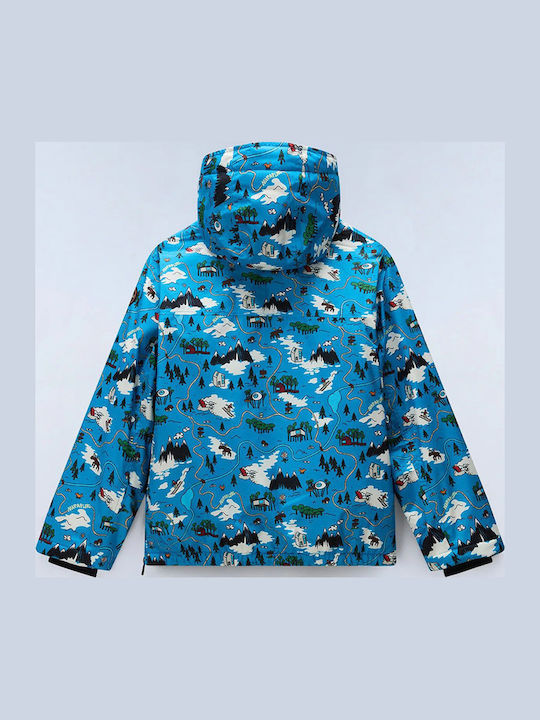 Kinder-Sweatshirt mit Kapuze Blau