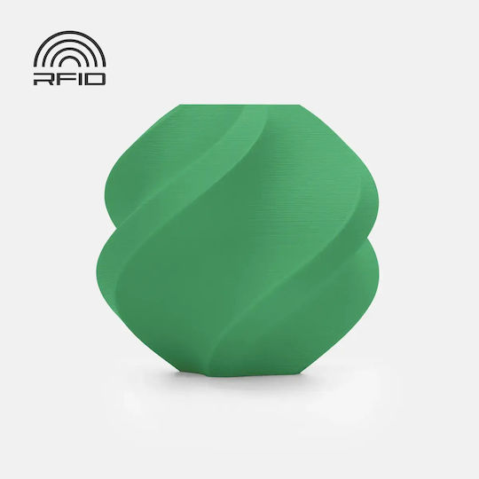 Bambu Lab PLA 3D Принтер Филамент 1.75мм Матиран Тревистозелен 1кг 1бр Пълнител