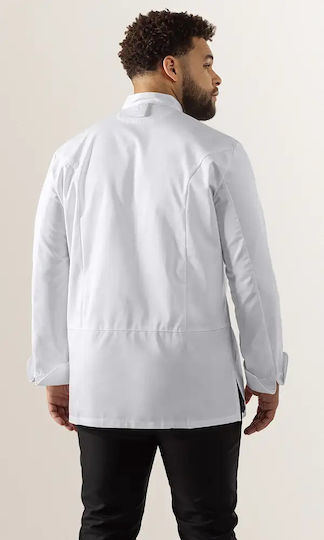 Le Nouveau Chef Rashguard Bucătar Alb Dave