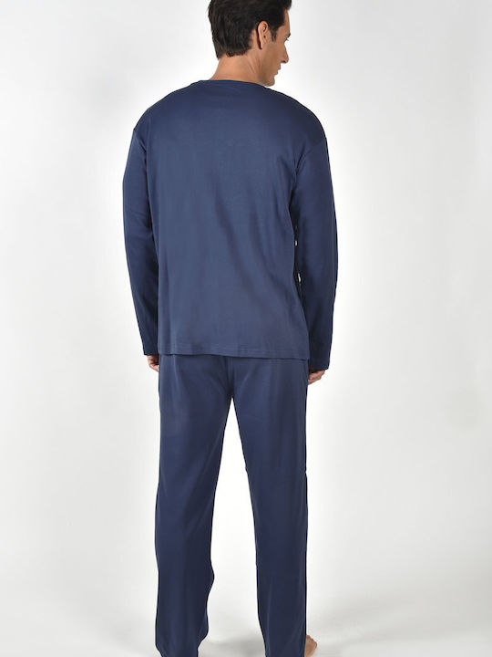 Guy Laroche Winter Men's Robe Navy