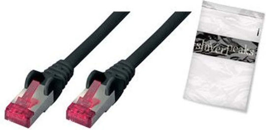 Tecline S/FTP Cat.6a (Gigabit) Network Cable Ethernet 5m Black