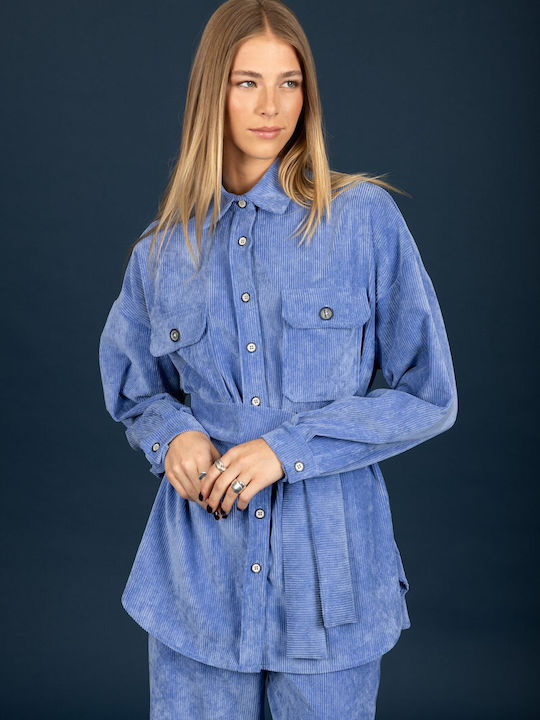 Long Sleeve Women's Shirt Dark Ciel