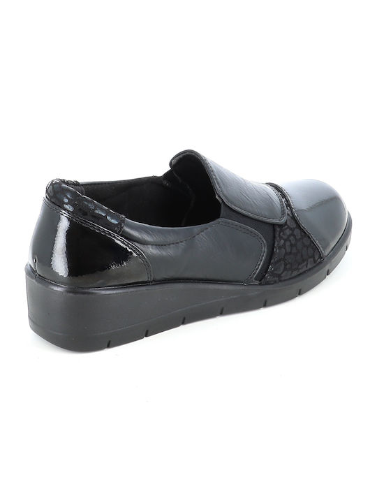 Mocasini pentru Femei în Culoare Neagră 242/2512-24_MARO