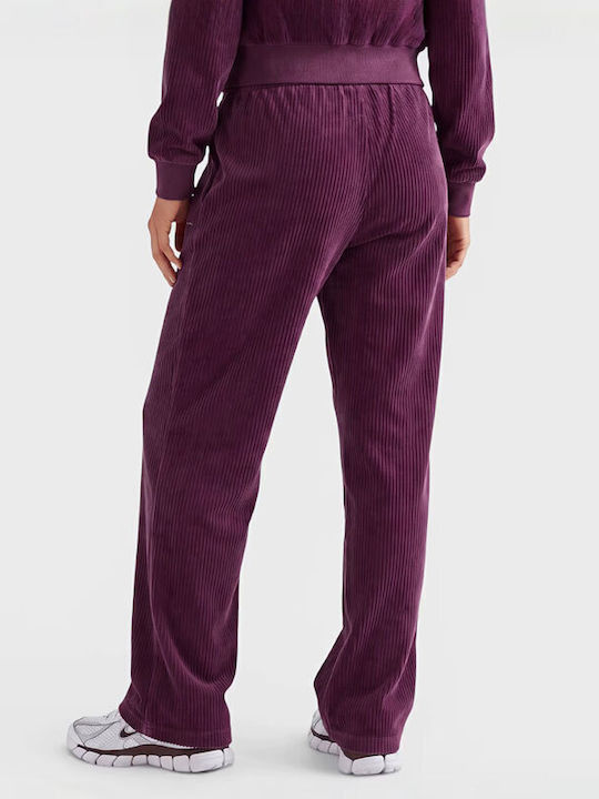 Weite Lila Jogginghose