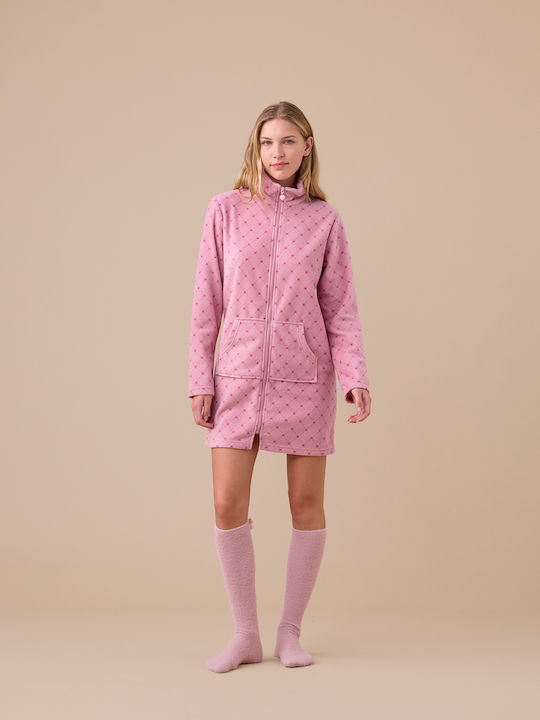Noidinotte Winter Women's Pink Robe