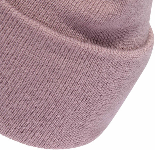 Tonal Met Bean Beanie Unisex Beanie Knitted in Pink Colour