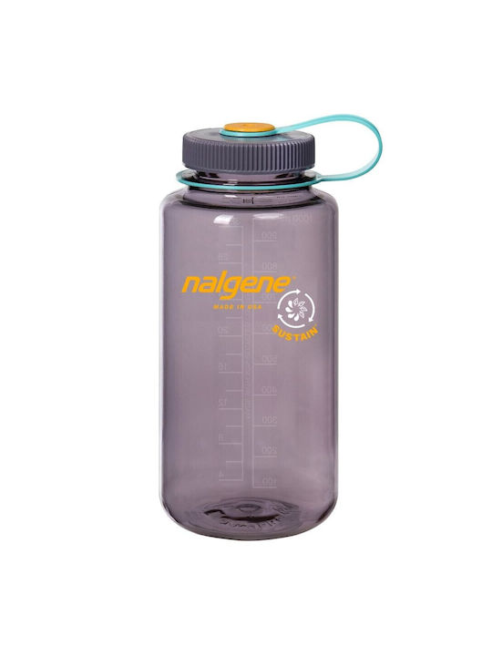 Nalgene Wide Mouth Sustain Παγούρι Πλαστικό 1000ml Μπλε