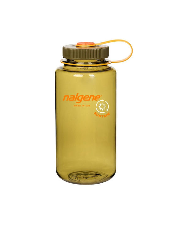 Nalgene Wide Mouth Sustain Παγούρι Πλαστικό 1000ml Μπλε
