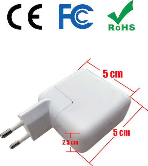 Ac Adapter USB-C Φορτιστής Laptop 35W για Apple με Αποσπώμενο Καλώδιο Τροφοδοσίας