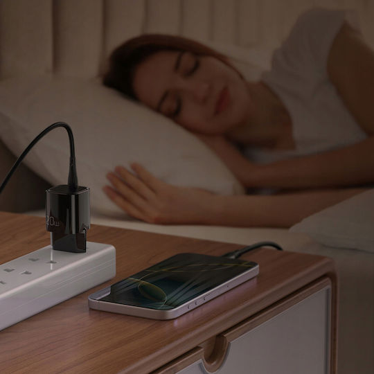 Mcdodo Handyladegerät mit USB-C Ausgangsanschluss und Kabel USB-C - Lightning 20W Schwarz (CH-4693)