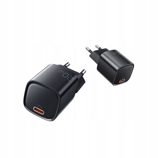 Mcdodo Handyladegerät mit USB-C Ausgangsanschluss und Kabel USB-C - Lightning 20W Schwarz (CH-4693)