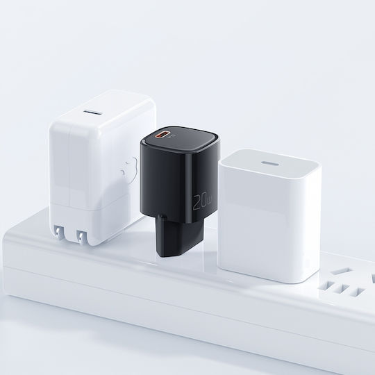 Mcdodo Încărcător cu Port USB-C și Cablu USB-C - USB-C 20W Negru (CH-4692)