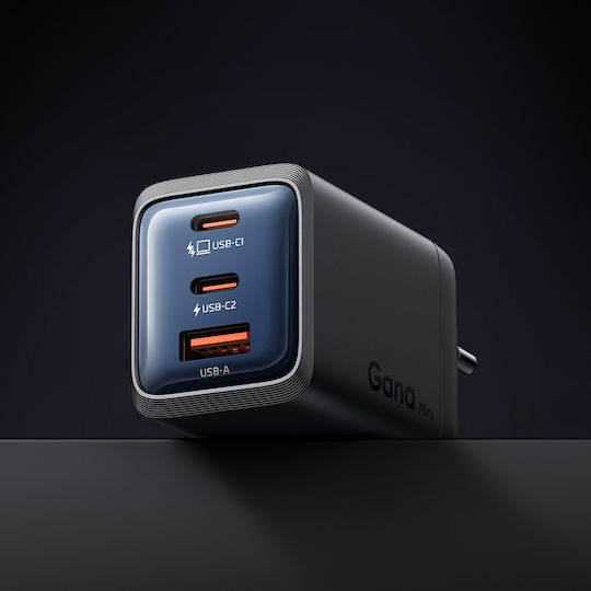 Mcdodo Зарядно устройство Без Кабел с USB-A Порт и 2 USB-C Порта 67W Power Delivery Сив (CH-0971)