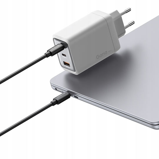 Mcdodo Φορτιστής Χωρίς Καλώδιο με Θύρα USB-A και 2 Θύρες USB-C 100W Power Delivery Λευκός (CH-0120)