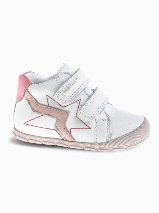 Kinder Sneaker mit Bügel- und Schleifenverschluss Weiß