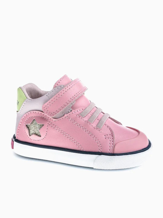 Παιδικά Sneakers με Σκρατς Ροζ