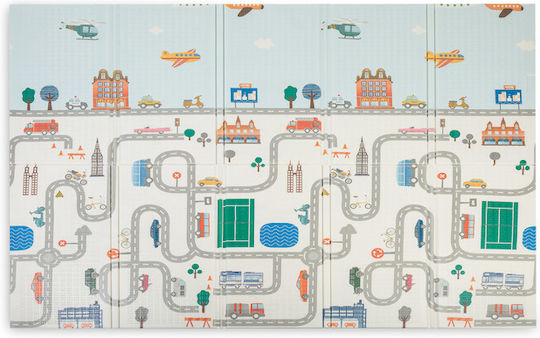 Toyz Килимче За Игра Street Многоцветно 200x180см Toyz Килимче За Игра Street Многоцветно 200x180см