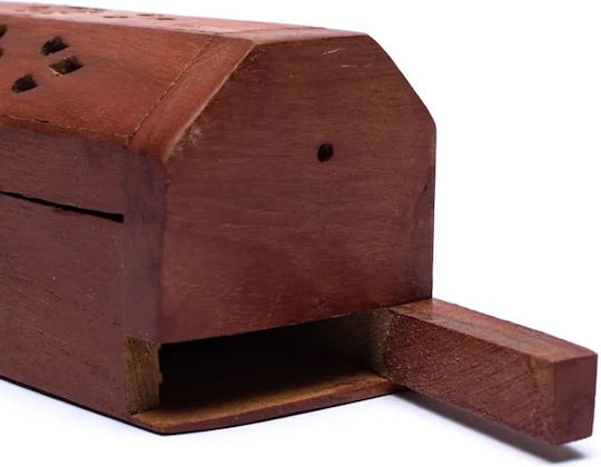 Bază Din Lemn Pentru Ardere Cutie De Depozitare Pentru Bețe Și Tămâie Tree Life