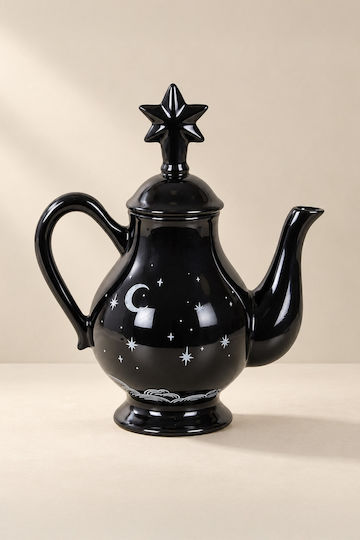 Чайник Керамичен Черен 600ml Чайник Керамичен Черен 600ml