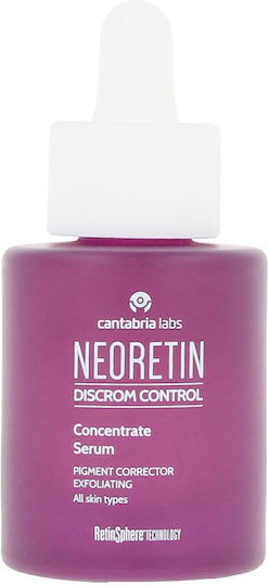 Cantabria labs Neoretin Discrom Control Concentrate Serum Προσώπου για Πανάδες & Λεύκανση 30ml