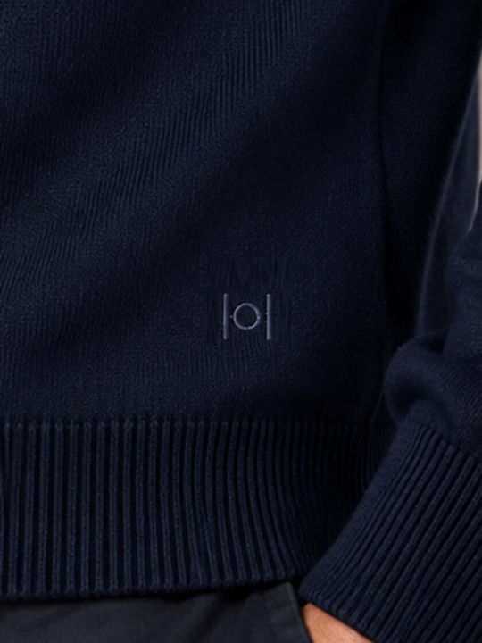 Men's Knitted Cardigan Dark Blue