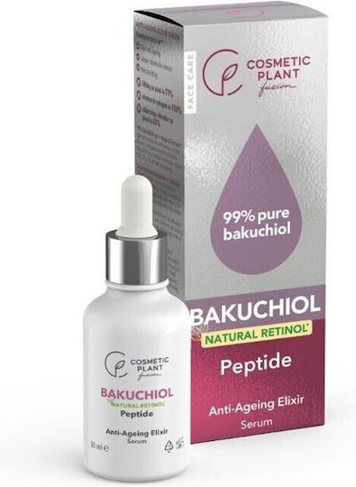 Cosmetic Plant Serum Anti-Îmbătrânire Față și Ochi cu Bakuchiol și Retinol pentru Tonifiere și Detoxifiere 30ml